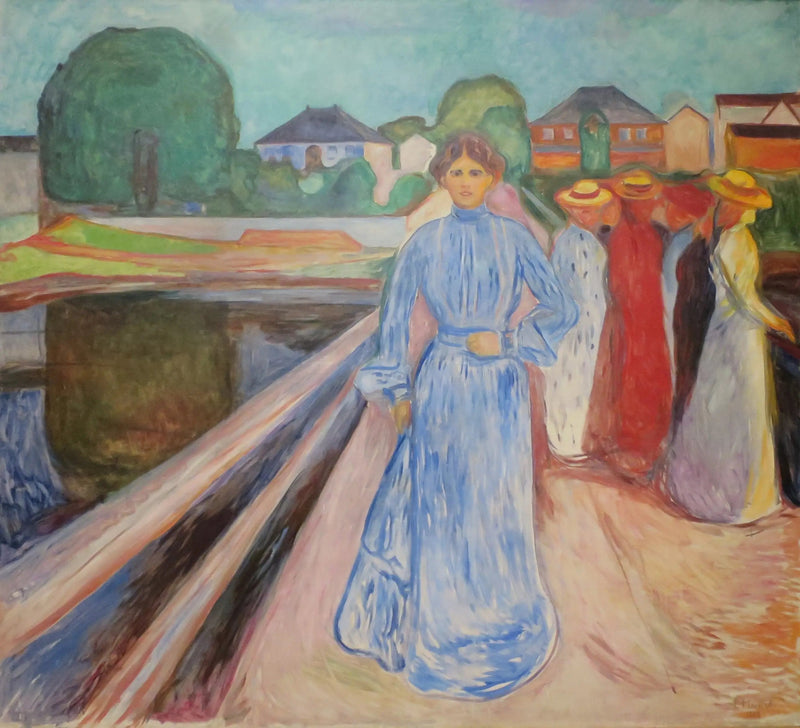 Le Donne sul ponte - Edvard Munch
