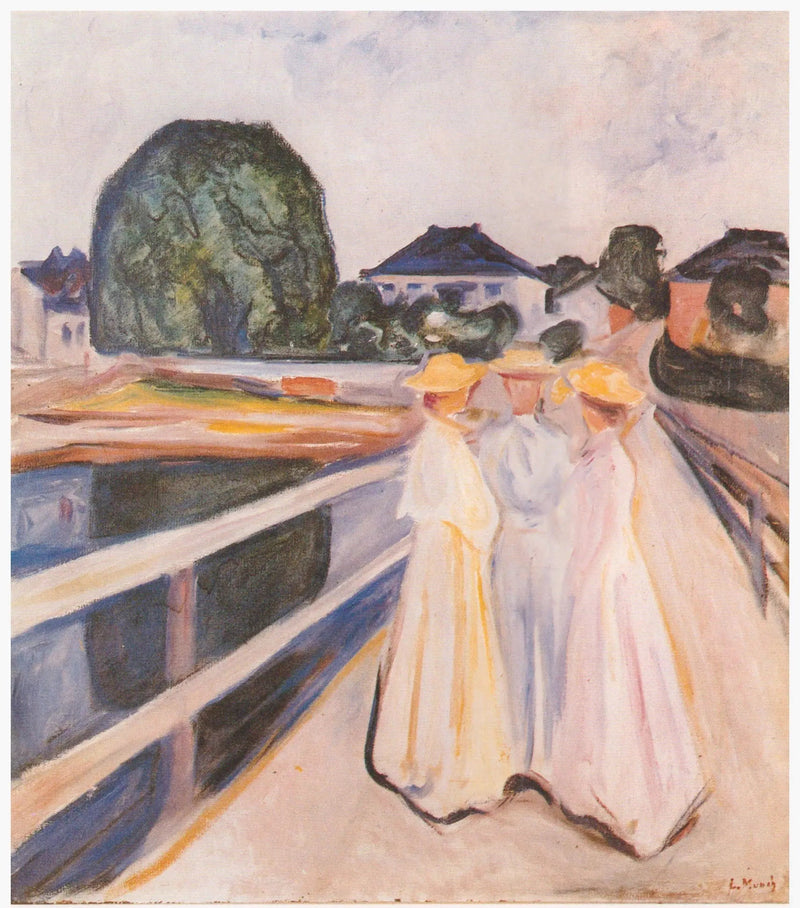 Le Donne sul ponte - Edvard Munch