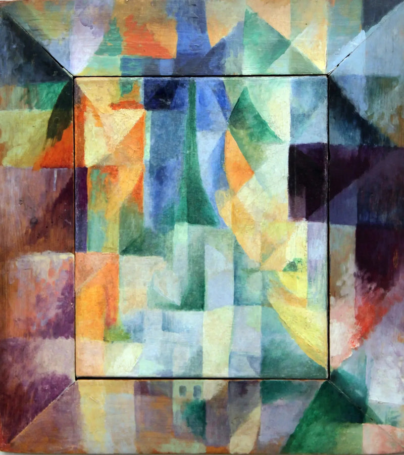 Le Finestre simultanee sulla città. 1ª parte, 2º motivo, 1ª replica - Robert Delaunay