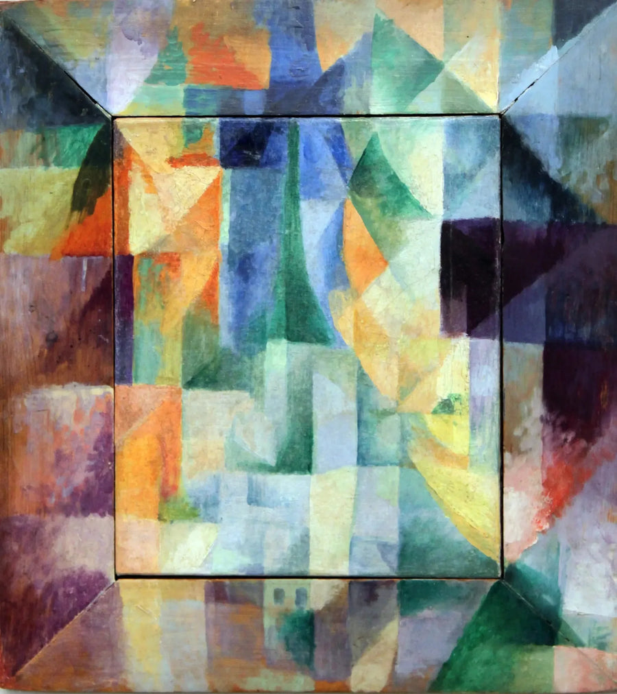 Le Finestre simultanee sulla città. 1ª parte, 2º motivo, 1ª replica - Robert Delaunay