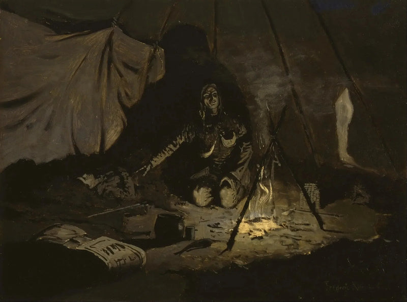 Le foglie secche sono durate più a lungo di lei - Frederic Remington