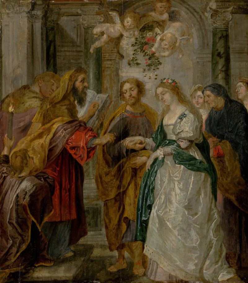 Le nozze della Vergine Maria - Peter Paul Rubens