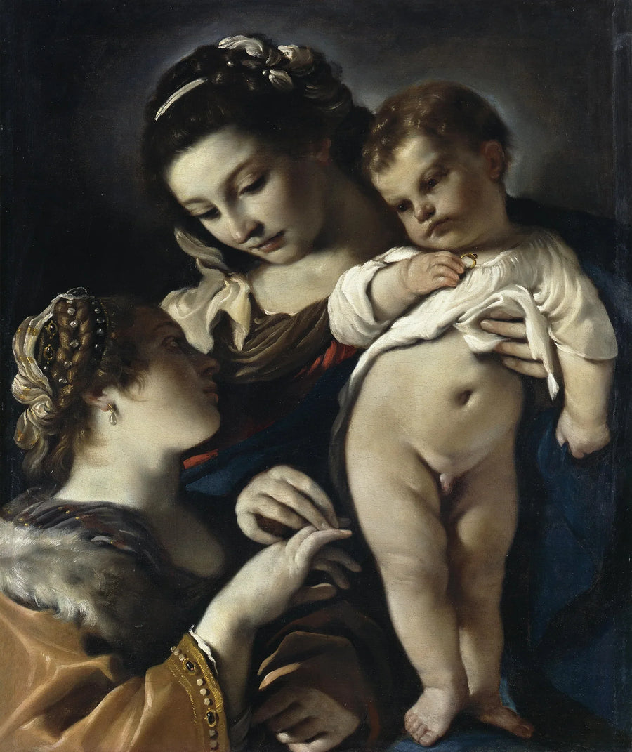 Le fidanzamenti di Santa Caterina d'Alessandria - Guercino