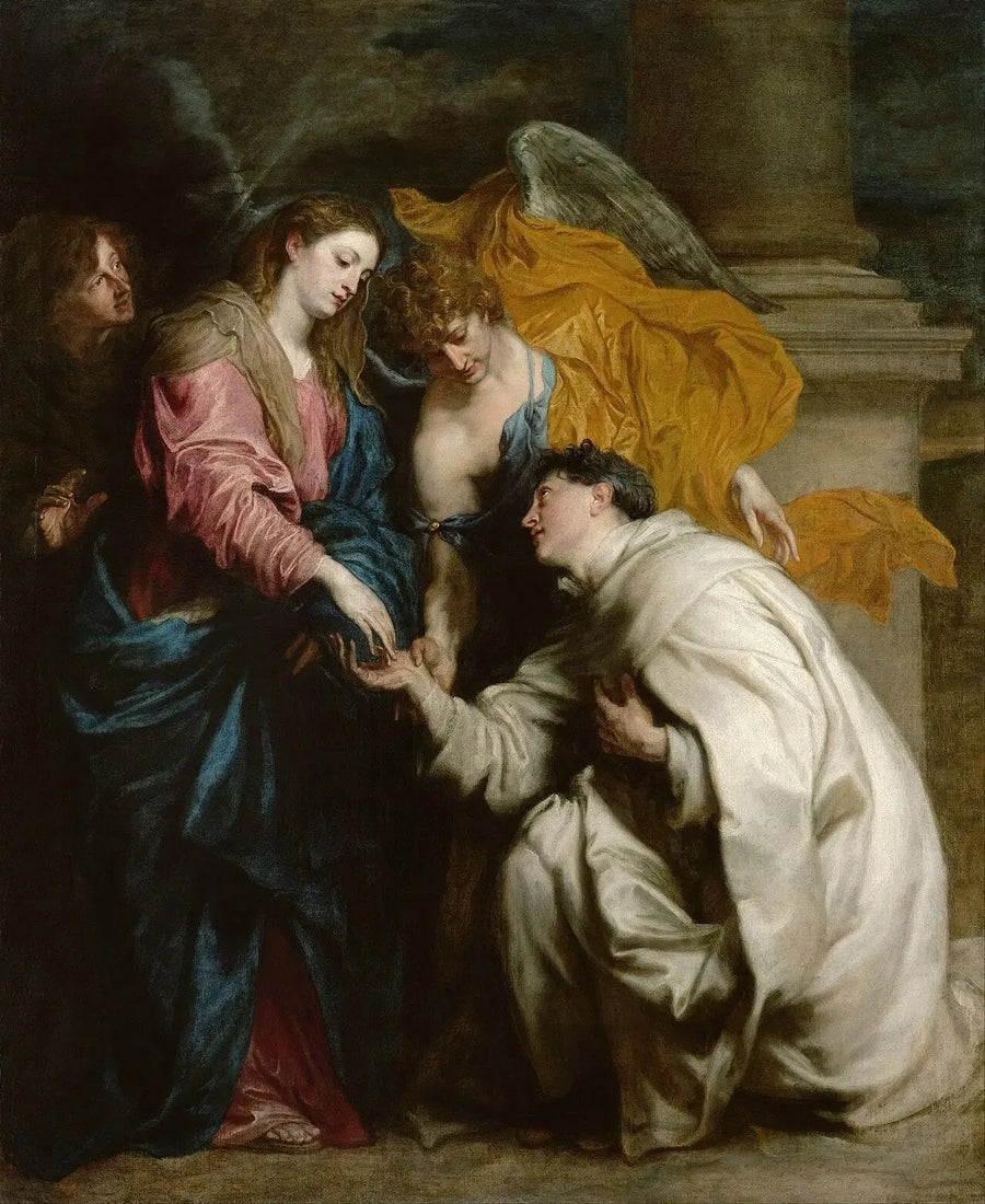 Le Fiançailles mystiques del beato Giuseppe Hermann con la Vergine Maria - Antoine van Dyck