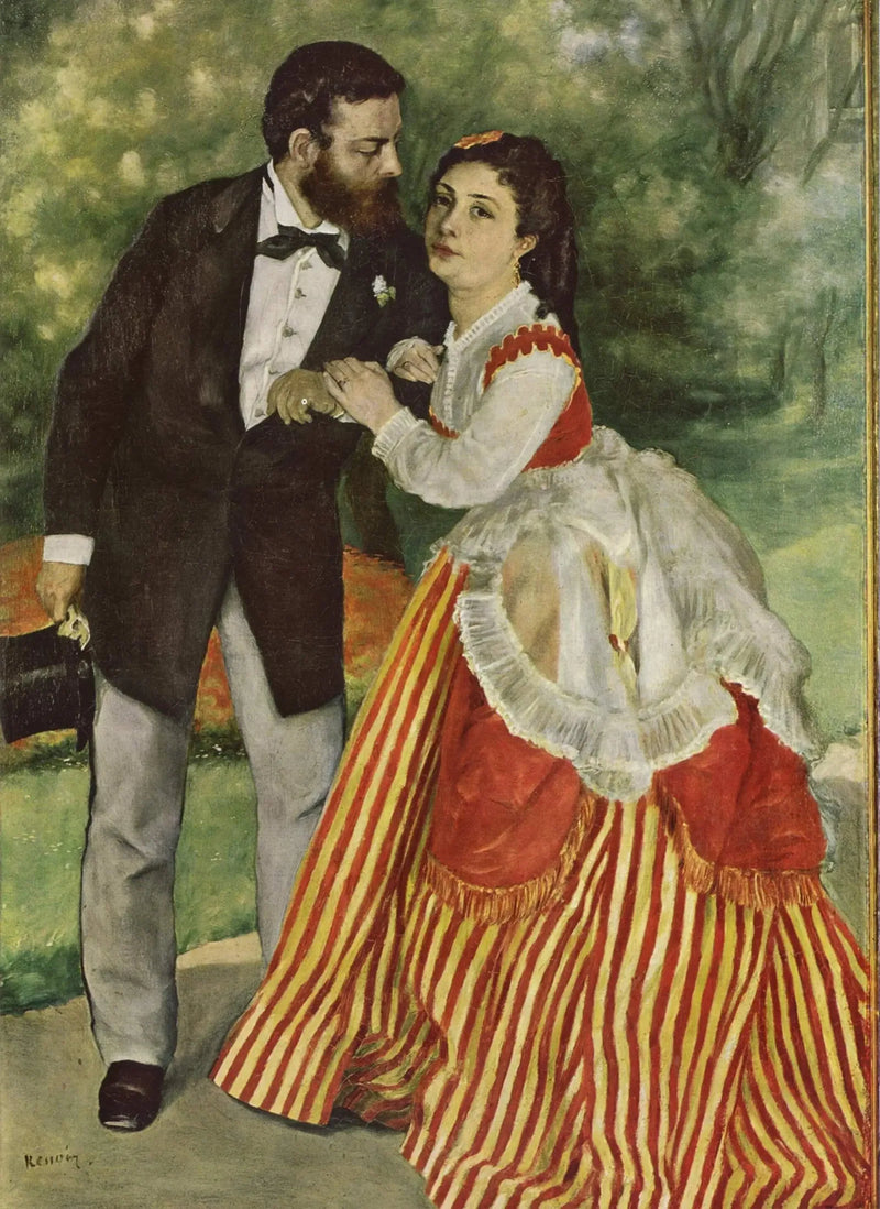I Fidanzati - La Famiglia Sisley - Pierre-Auguste Renoir