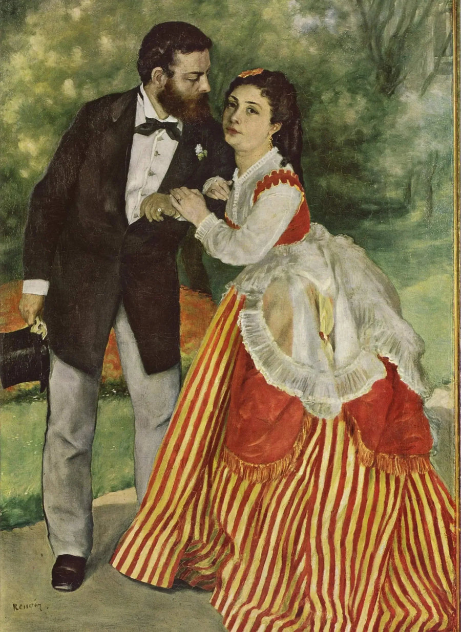 I Fidanzati - La Famiglia Sisley - Pierre-Auguste Renoir