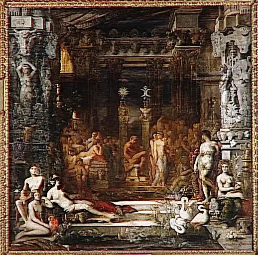 Le ragazze di Tespia - Gustave Moreau