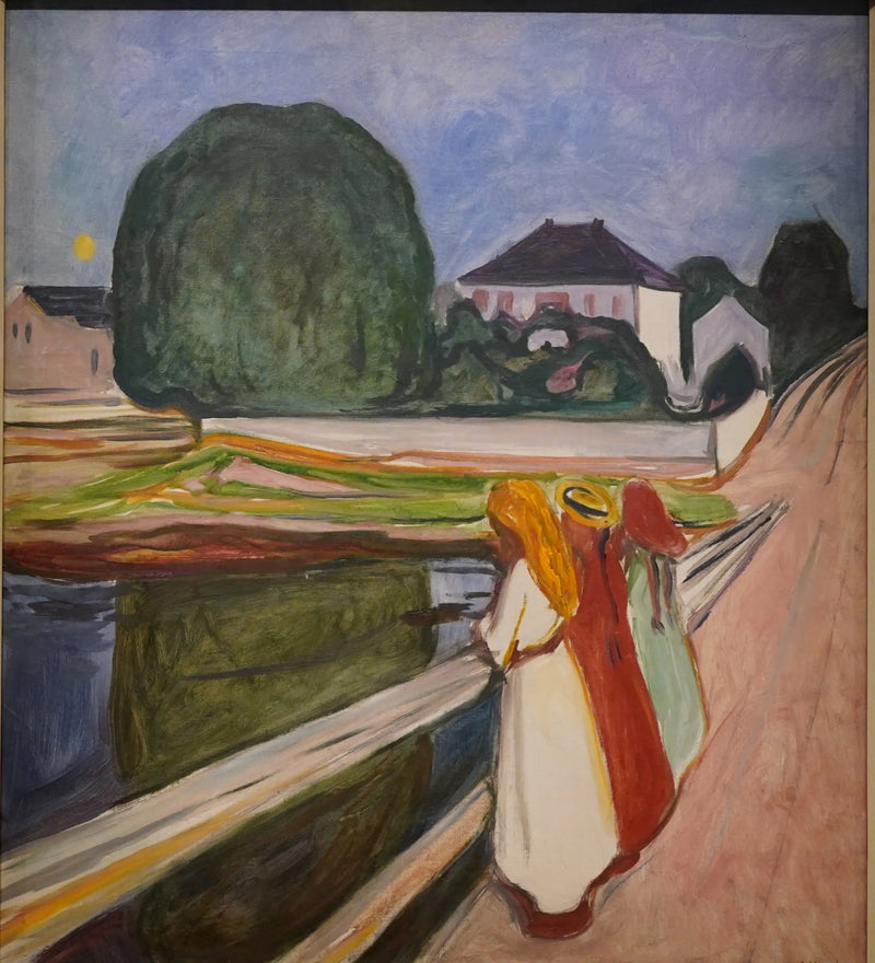 Le ragazze sul ponte - Edvard Munch