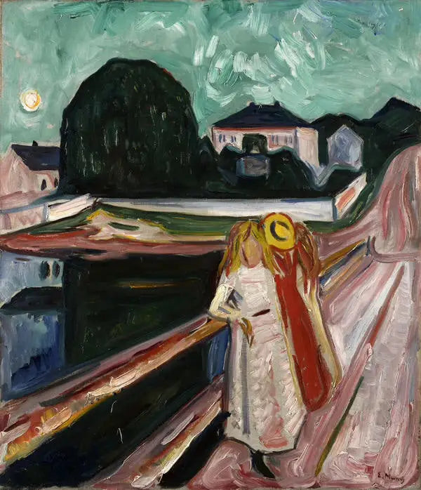 Le ragazze sul ponte - Edvard Munch
