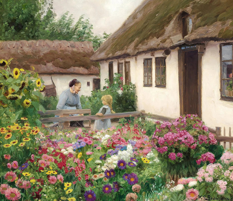Le fiori del giardiniere. - H. A. Brendekilde