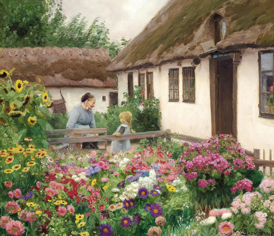 Le fiori del giardiniere. - H. A. Brendekilde