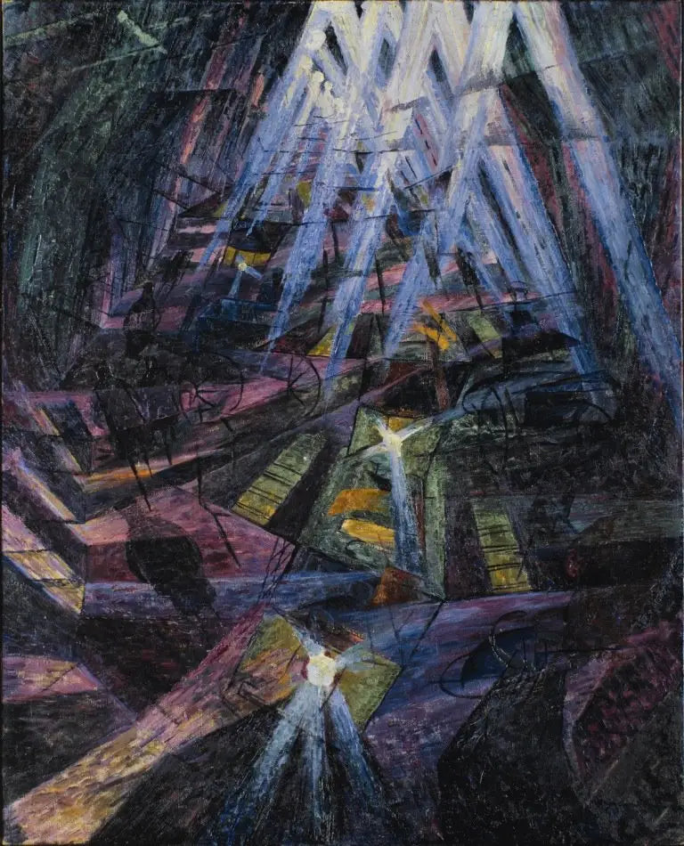 Le forze di una strada - Umberto Boccioni