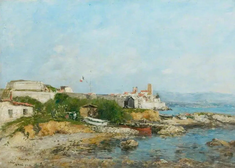 Le fortificazioni di Antibes - Eugène Boudin