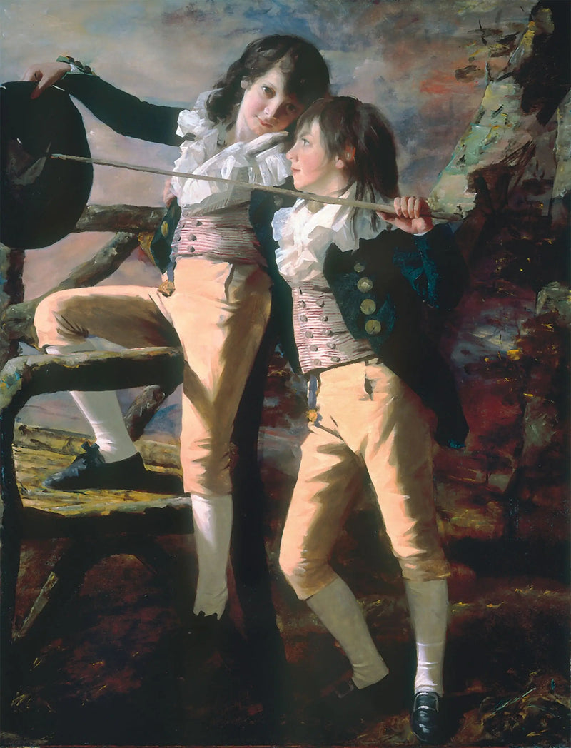 I fratelli Allen (Ritratto di James e John Lee Allen) - Henry Raeburn