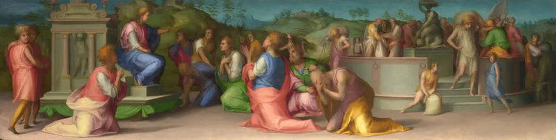 I fratelli di Giuseppe chiedono aiuto - Pontormo