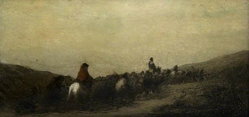 Les Fugitifs - Honoré Daumier image 1 copie de tableau peinte à la main