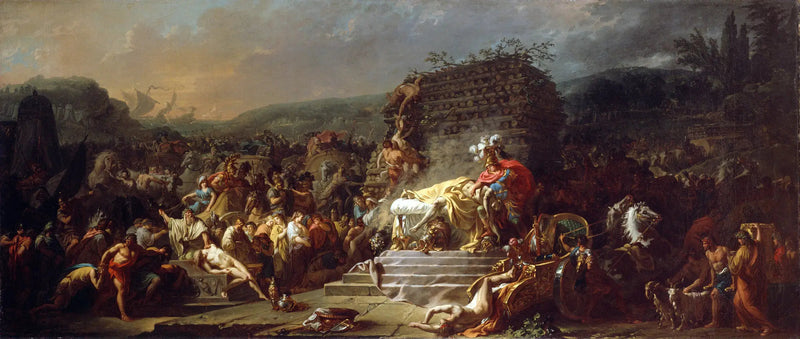 Le Funerali di Patroclo - Jacques-Louis David