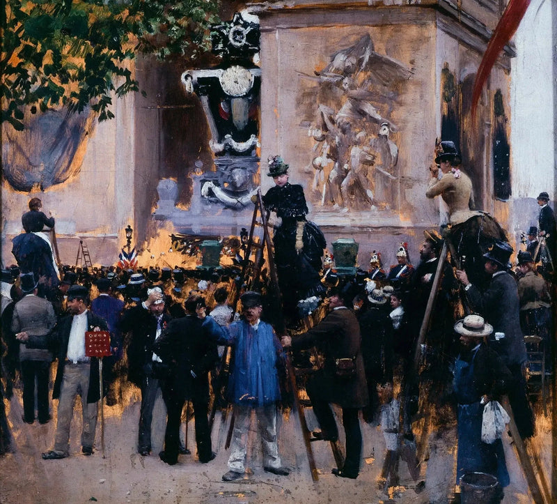 Le funerali di Victor Hugo, place de l'Étoile (1 giugno 1885) - Jean Béraud