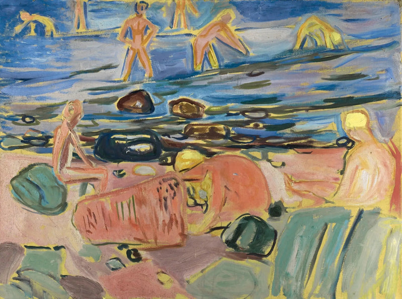 I ragazzi che si bagnano - Edvard Munch