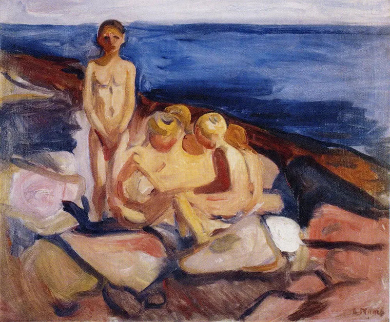 I ragazzi che si bagnano - Edvard Munch