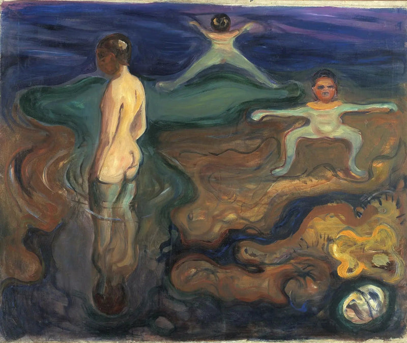 I ragazzi che si bagnano - Edvard Munch