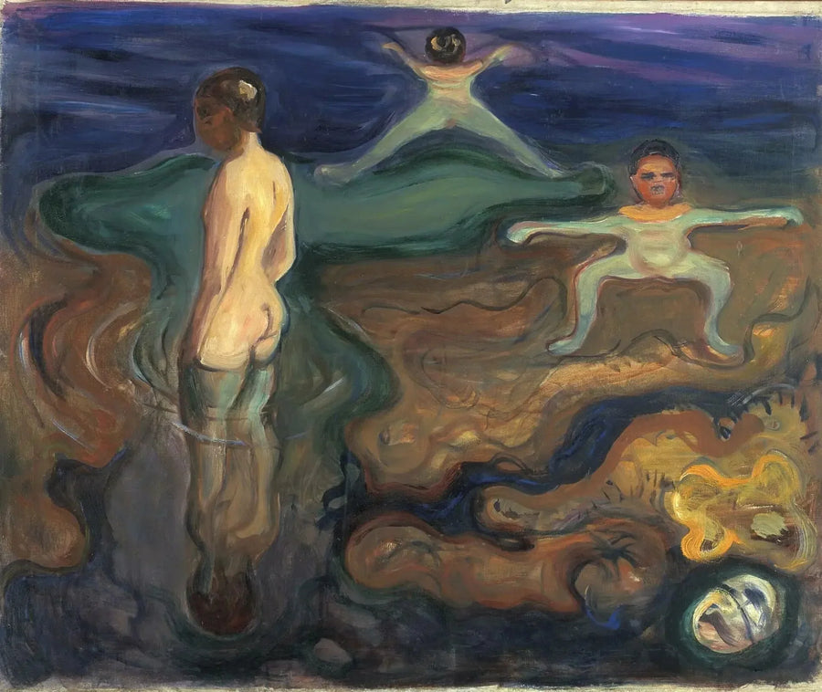 I ragazzi che si bagnano - Edvard Munch