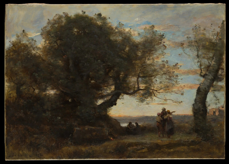 I Gitani - Jean-Baptiste Camille Corot