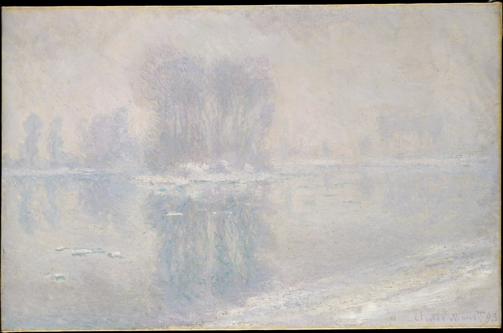 Les Glaçons (1335) - Claude Monet image 1 reproduction réalisée par Alpha Reproduction