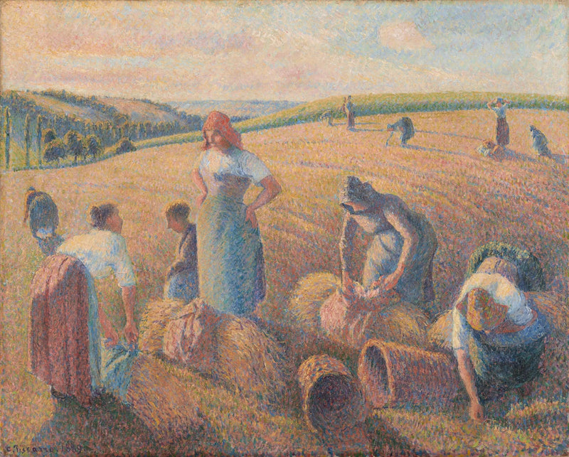 Le spigolatrici - Camille Pissarro
