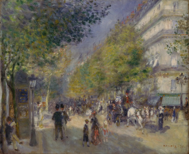 I Grandi Boulevards - Pierre-Auguste Renoir