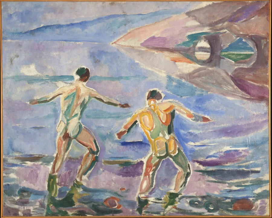 Gli uomini che si bagnano - Edvard Munch