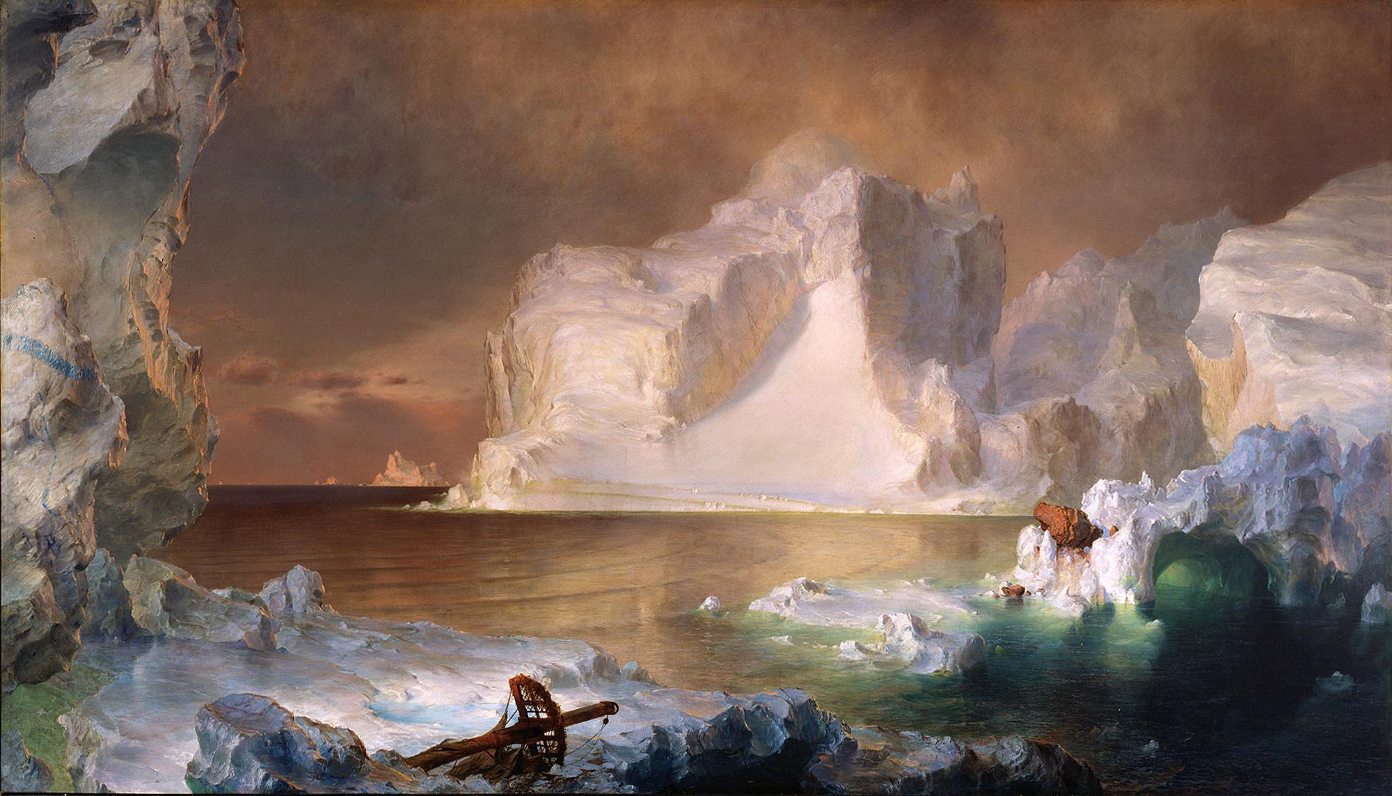Les Icebergs - Frederic Edwin Church - Alpha Reproduction