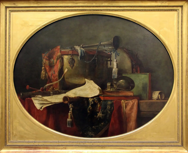 Gli strumenti della musica militare - Jean Siméon Chardin