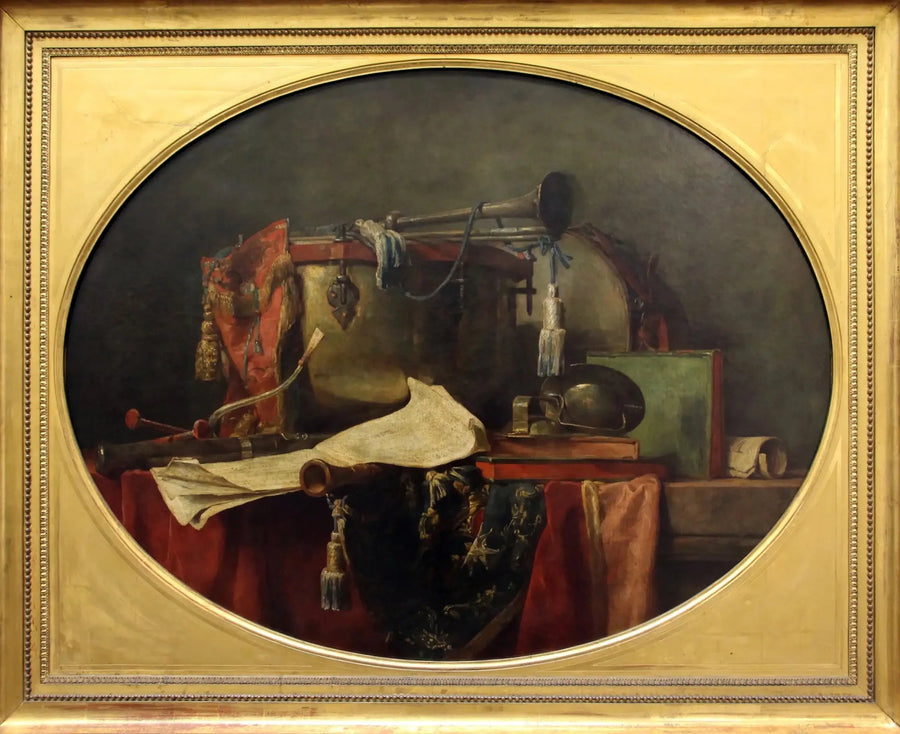 Gli strumenti della musica militare - Jean Siméon Chardin