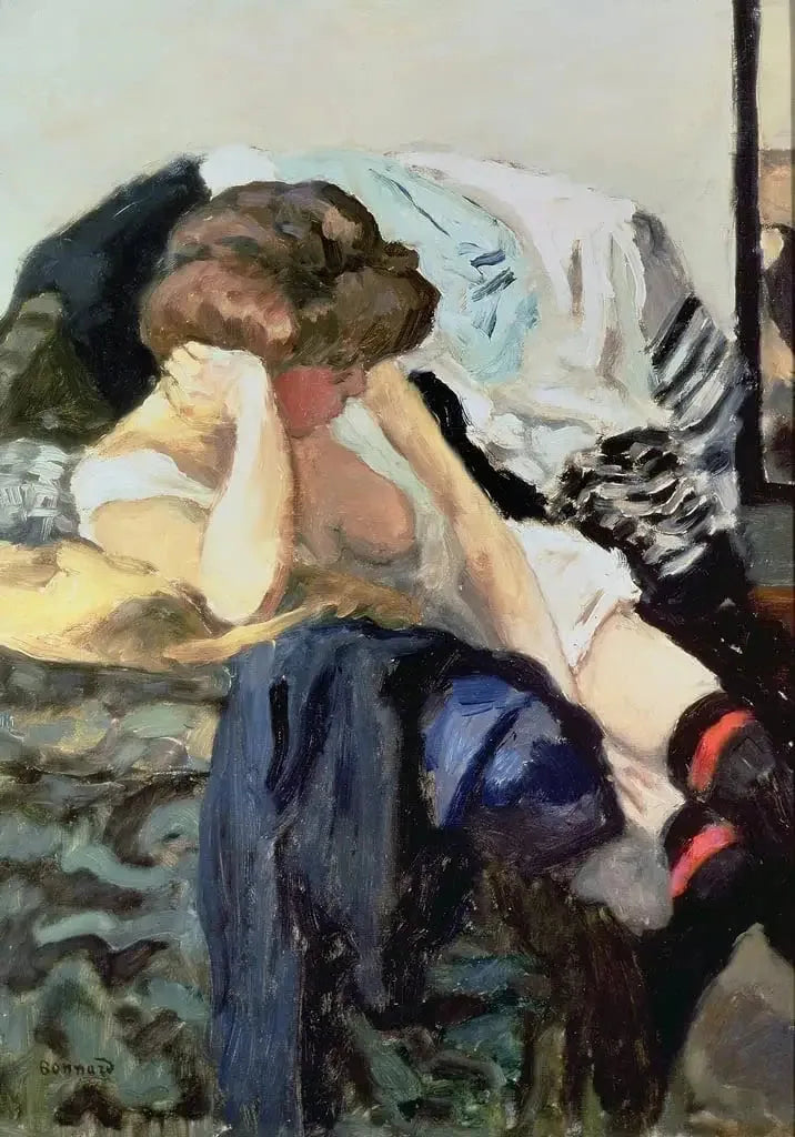 Le giarrettiere rosse - Pierre Bonnard