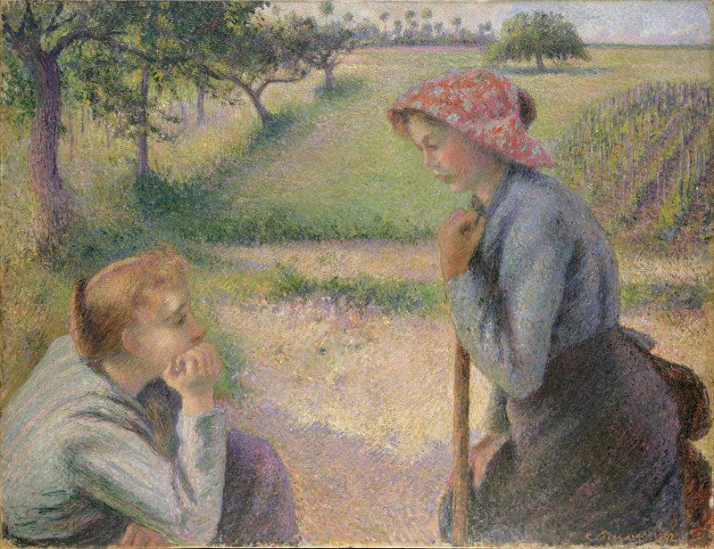 Le giovani contadine - Camille Pissarro