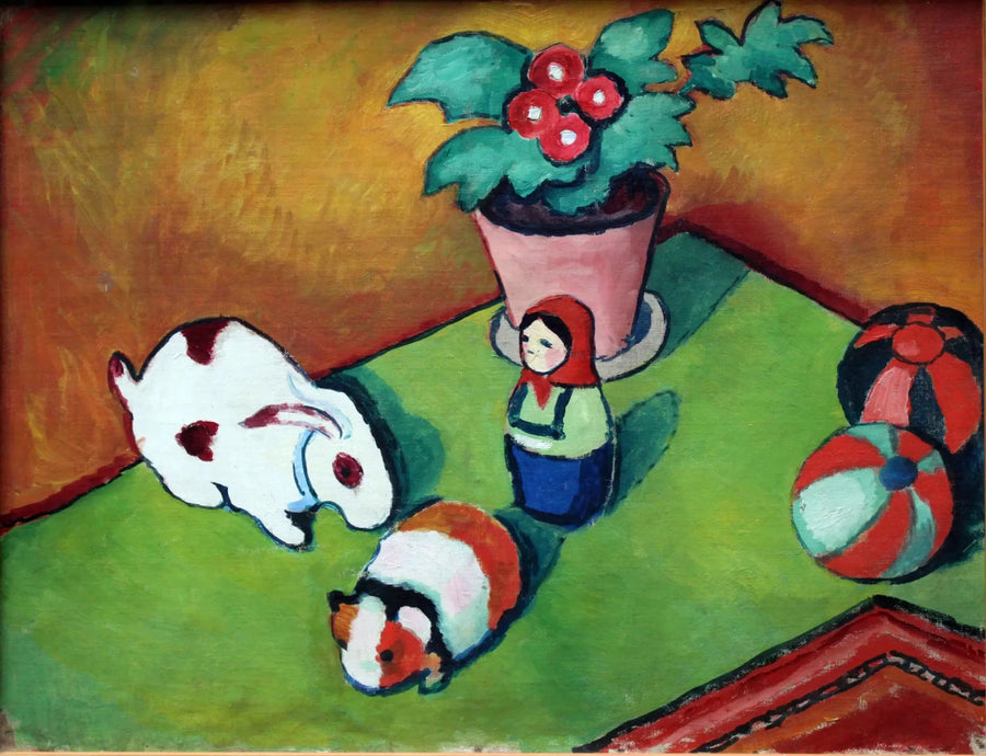 I giocattoli del piccolo Walter - August Macke
