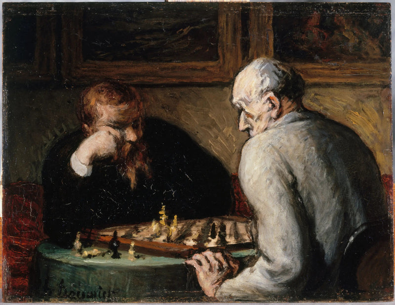I giocatori di scacchi - Honoré Daumier
