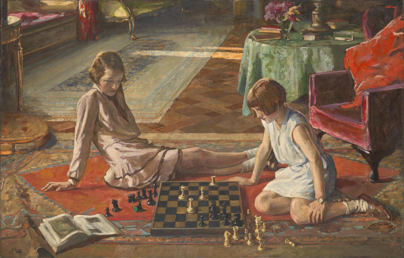 I giocatori di scacchi - John Lavery