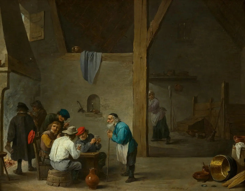I giocatori di carte - David Teniers il Giovane
