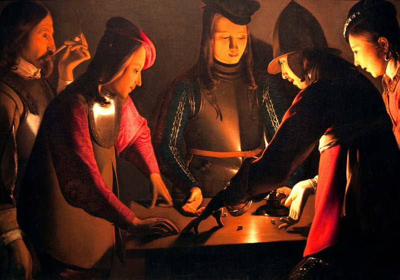 I giocatori di dadi - Georges de La Tour