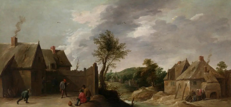 I giocatori di birilli - David Teniers il Giovane