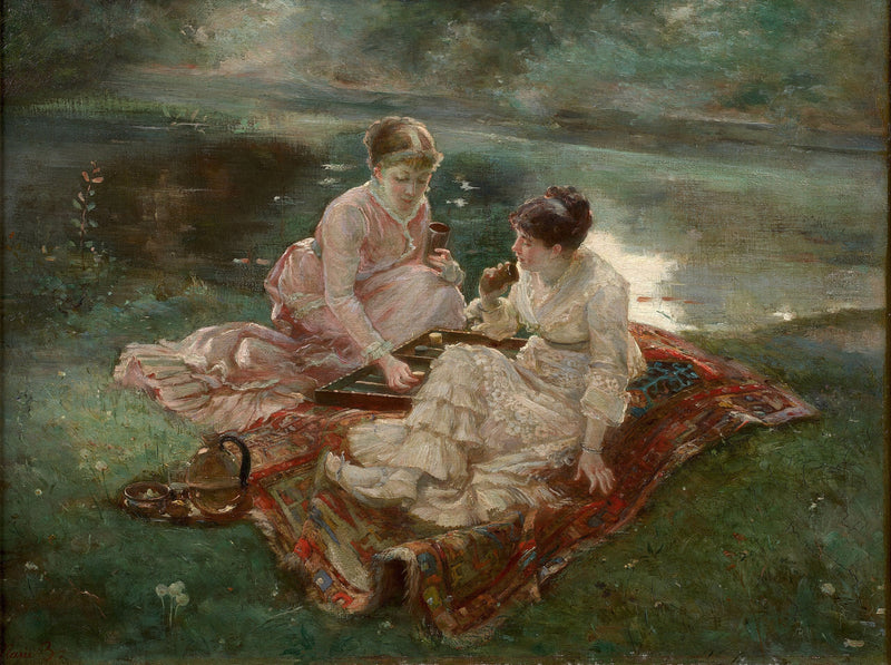 Le giocatrici di scacchi - Marie Bracquemond