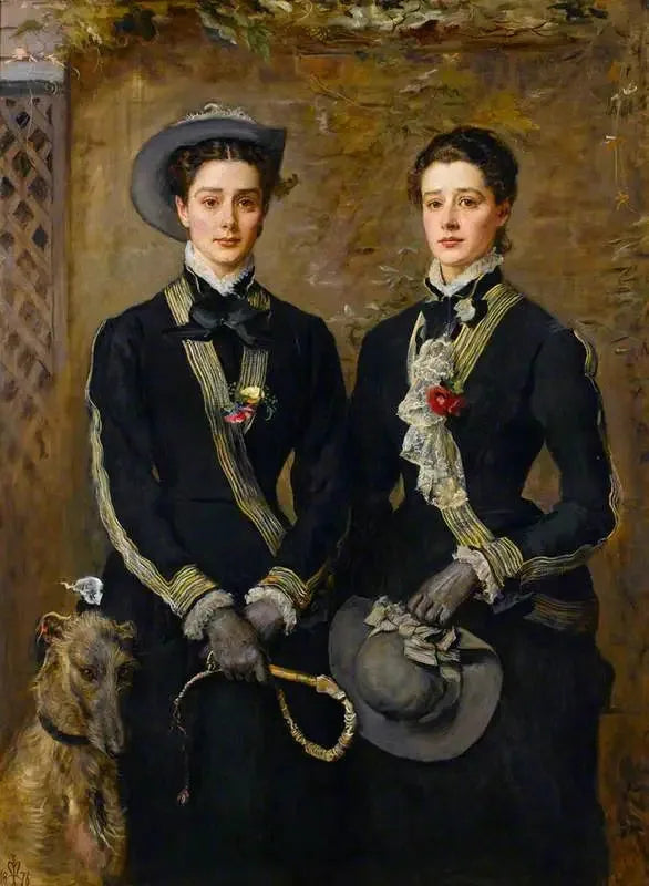 Le lenti di ingrandimento, Kate e Grace Hoare - John Everett Millais
