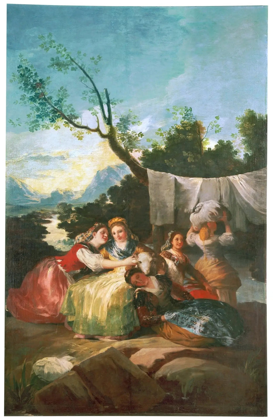 Le Lavandaie - Francisco de Goya