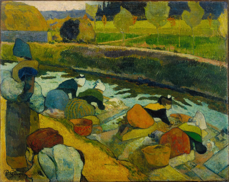 Le Lavatrici ad Arles I (La Roubine du Re) - Paul Gauguin