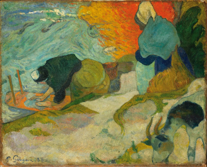 Le Lavandaie ad Arles - Paul Gauguin