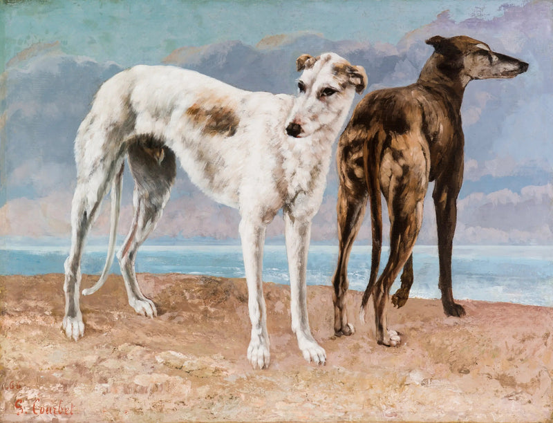 I levrieri del conte di Choiseul - Gustave Courbet