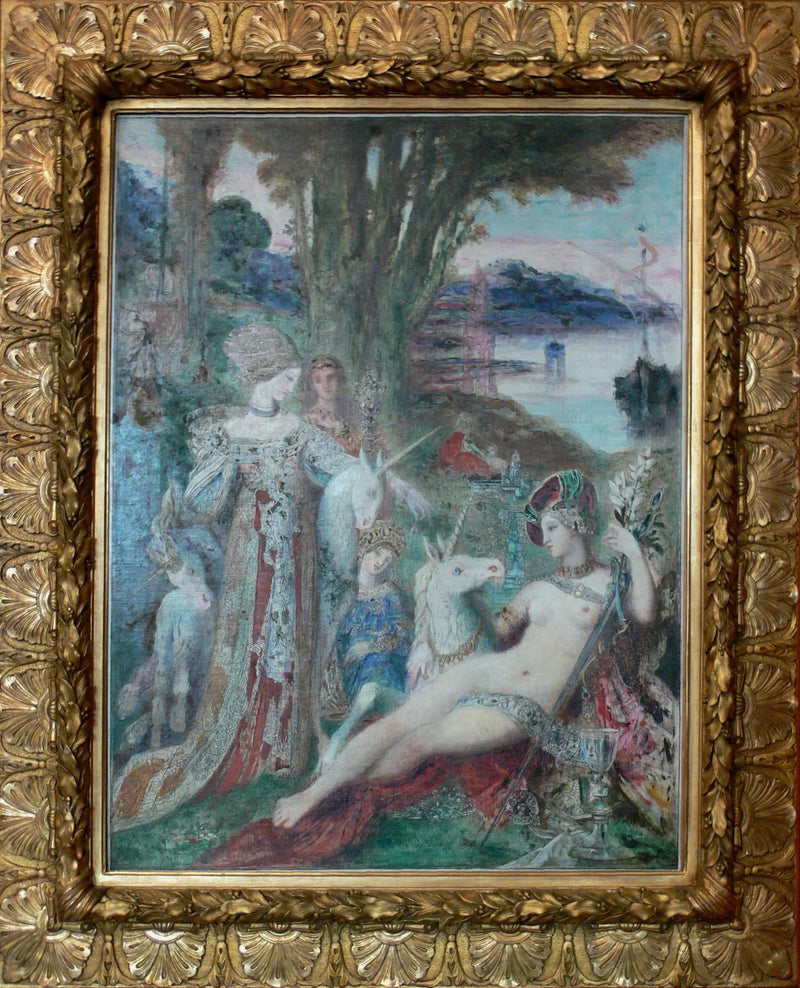 Le Unicorni - Gustave Moreau