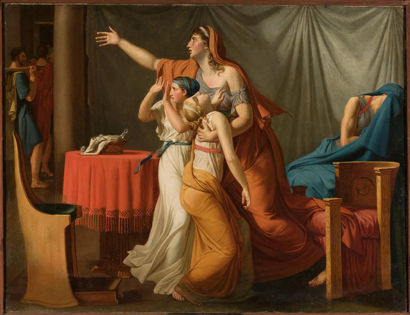 I licatóri portano a Bruto i corpi dei suoi figli - Jacques-Louis David